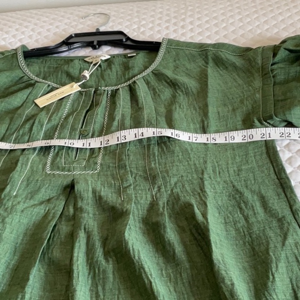 Max Studio Green Puff Sleeve Dress - Picture 11 of 12